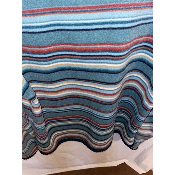 Bit & Bridle Women’s Casual Sweater Size Large Blue Striped Western Rodeo Cowboy - Picture 12 of 12